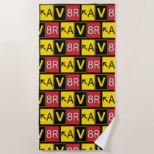 Aviator - AV8R - Strandtuch (Vorderseite)