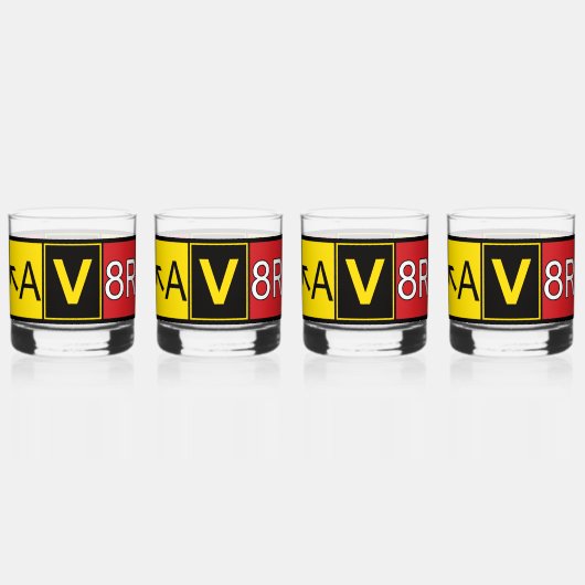 Aviator - AV8R - Whiskyglas (Hinten)