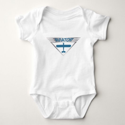 Aviator Baby Strampler (Vorderseite)