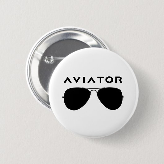 Aviator Brille-Silhouette Button (Vorne & Hinten)
