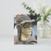 Aviator Cap Postkarte (Stehend Vorderseite)