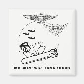 Aviator Duck Magnet (Vorne)