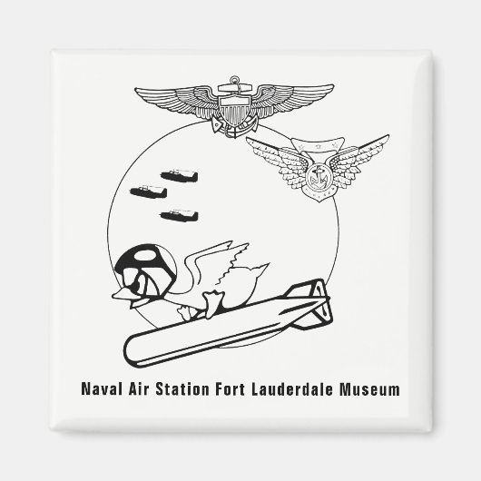 Aviator Duck Magnet (Vorne)