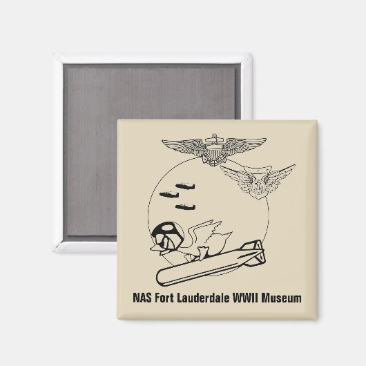 Aviator Duck Magnet (Vorderseite/Rückseite)