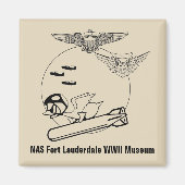 Aviator Duck Magnet (Vorne)