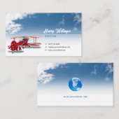 Aviator | Fluglehrer Visitenkarte (Vorne/Hinten)