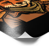 Aviator Fox Flying Foxy Wings Fotodruck (Ecke)