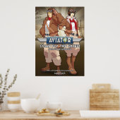 Aviator für das Facebook-Game-Poster Poster (Küche)