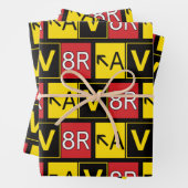 Aviator Geschenkpapier Set (Beispiel)