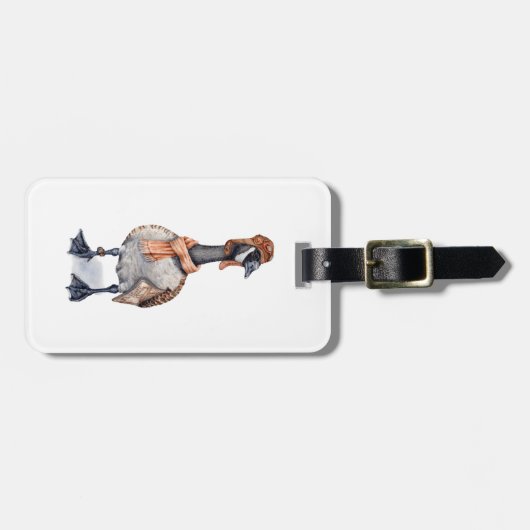 Aviator Goose Gepäckanhänger (Vorderseite horizontal)