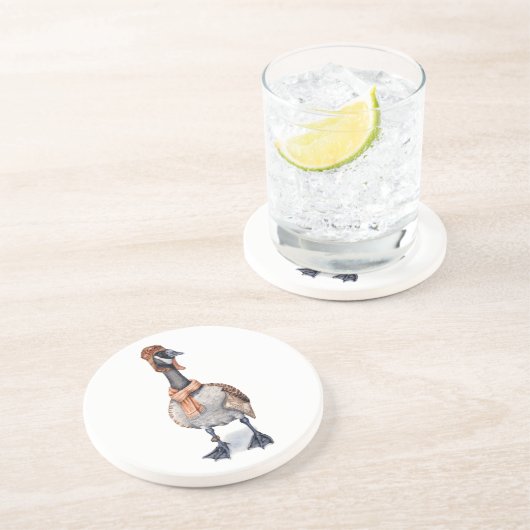 Aviator Goose Getränkeuntersetzer (Seite)
