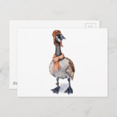 Aviator Goose Postkarte (Vorne/Hinten)