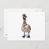 Aviator Goose Postkarte (Vorne/Hinten)