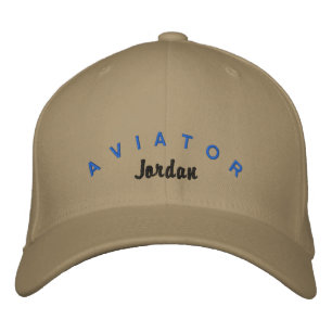 Aviator Hat Bestickte Kappe