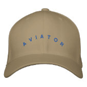 Aviator Hat Bestickte Kappe (Vorderseite)