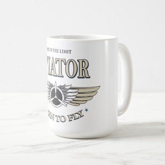 Aviator Kaffeetasse (VorderseiteRechts)