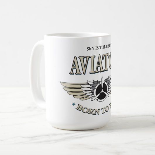 Aviator Kaffeetasse (Vorderseite Links)