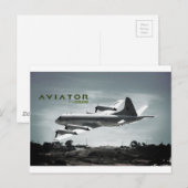 Aviator P3 Orion-Flugzeug Postkarte (Vorne/Hinten)