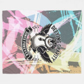Aviator Penguin Fleecedecke (Vorderseite (Horizontal))