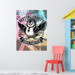 Aviator Pinguin Poster