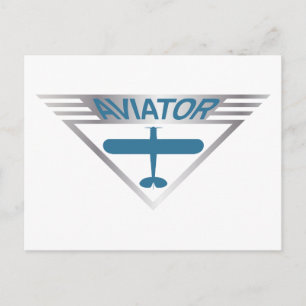 Aviator Postkarte