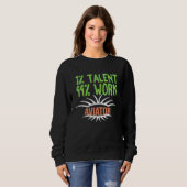 Aviator Profession career worker working quotes  1 Sweatshirt (Vorne ganz)