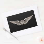 Aviator Rechteckiger Aufkleber (Umschlag)