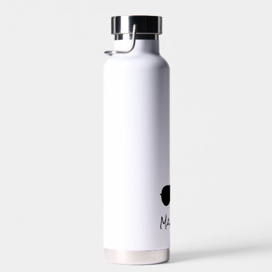 Aviator-Sonnenbrille Pilot NAME Flugzeug Flug Cool Trinkflasche (Rechts)