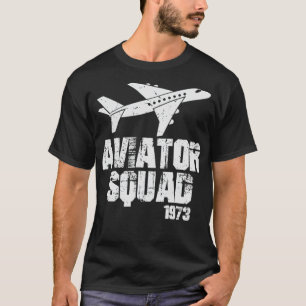 Aviator Squad Airplane beste Freunde mit langärmel T-Shirt