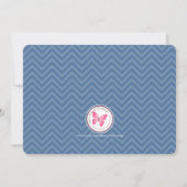 Aviator und sein Flugzeug Einladung (Rückseite)