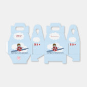 Aviator und sein Flugzeug Geschenkschachtel (Ungefaltet)