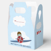 Aviator und sein Flugzeug Geschenkschachtel (Geöffnet)