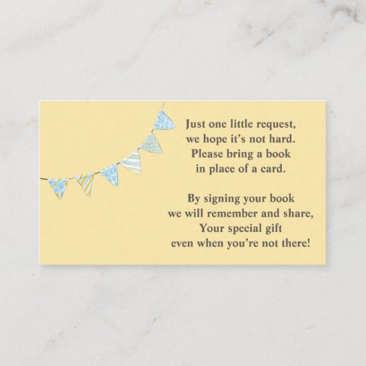 Aviator Wolf Baby Showbücher für Baby Visitenkarte (Rückseite)