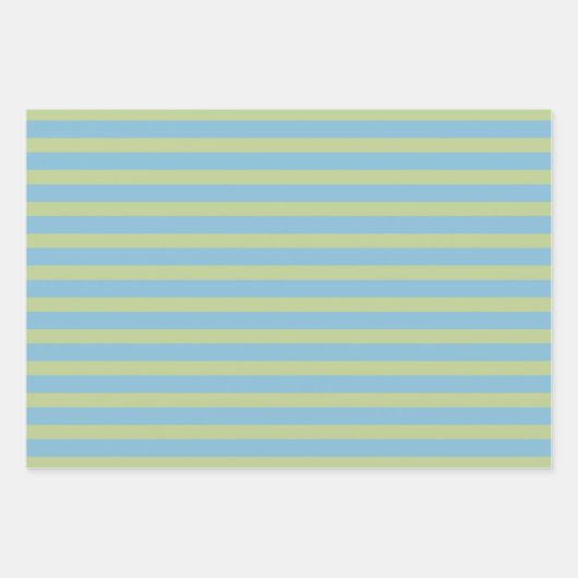 Aviator Wolf, gestreift, Balloons Geschenkpapier Set (Vorderseite 2)