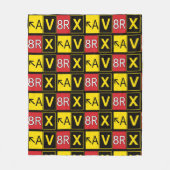 Aviatrix - AV8RX - Fleecedecke (Vorderseite)