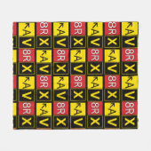 Aviatrix - AV8RX - Fleecedecke (Vorderseite (Horizontal))