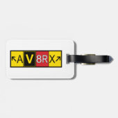 Aviatrix - AV8RX - Gepäckanhänger (Rückseite horizontal)