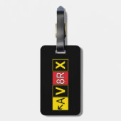 Aviatrix - AV8RX - Gepäckanhänger (Rückseite vertikal)