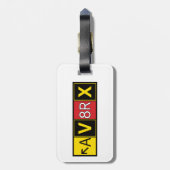 Aviatrix - AV8RX - Gepäckanhänger (Rückseite vertikal)