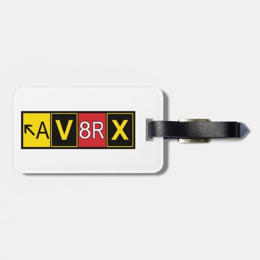 Aviatrix - AV8RX - Gepäckanhänger (Rückseite horizontal)