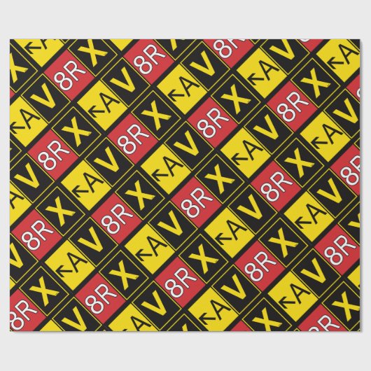 Aviatrix - AV8RX - Geschenkpapier (Flach)