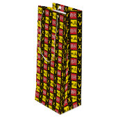 Aviatrix - AV8RX - Geschenktüte Für Weinflaschen (Rückseite Schrägansicht)