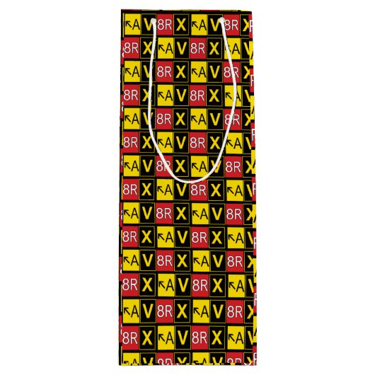 Aviatrix - AV8RX - Geschenktüte Für Weinflaschen (Vorderseite)