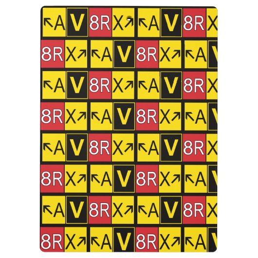 Aviatrix - AV8RX - Klemmbrett (Rückseite)