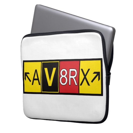 Aviatrix - AV8RX - Laptopschutzhülle (Vorderseite Links)