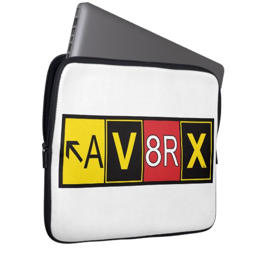 Aviatrix - AV8RX - Laptopschutzhülle (Vorne Rechts)