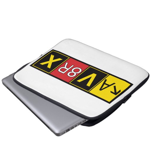 Aviatrix - AV8RX - Laptopschutzhülle (Vorne Knopf)