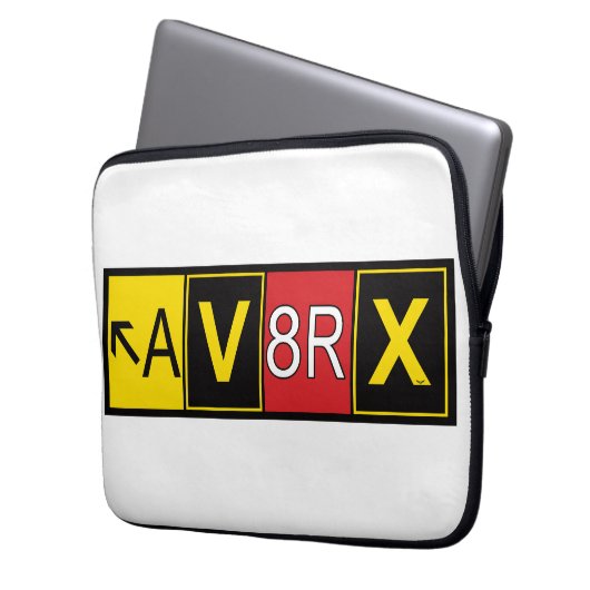 Aviatrix - AV8RX - Laptopschutzhülle (Vorderseite Links)