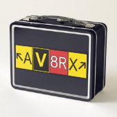 Aviatrix - AV8RX - Metall Brotdose (Rückseite)