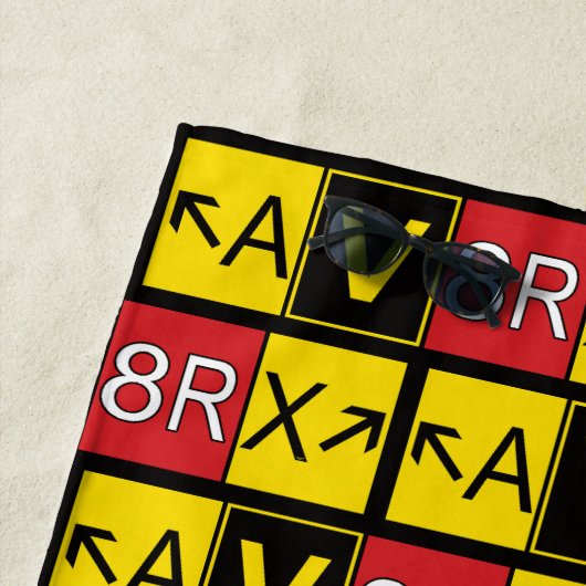 Aviatrix - AV8RX - Strandtuch (Beispiel)